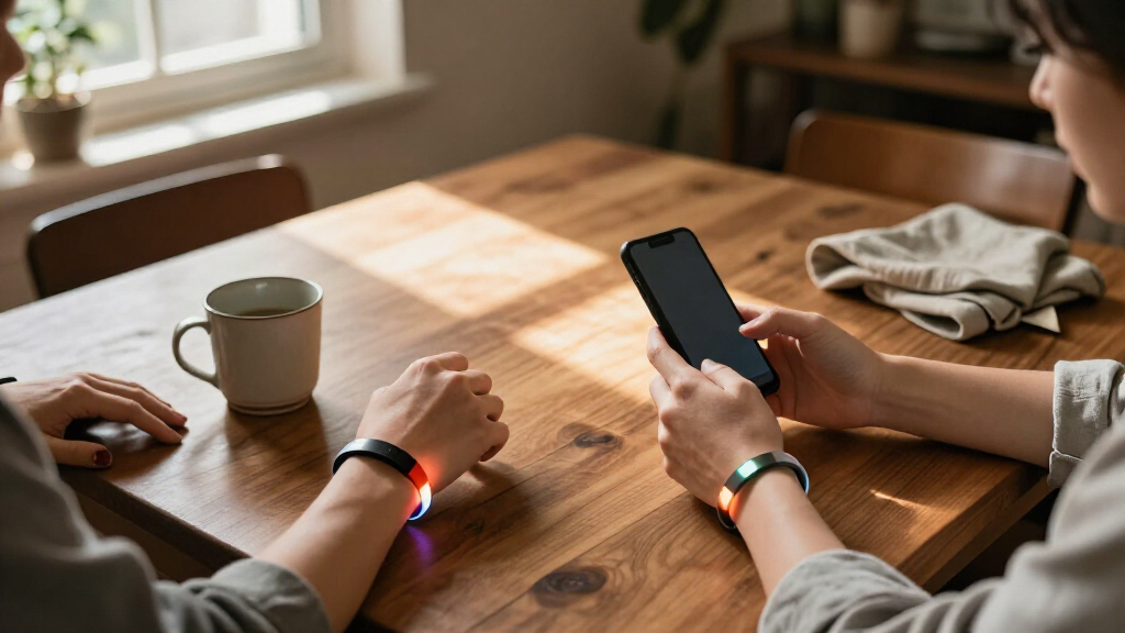 long-distance touch bracelets for couples