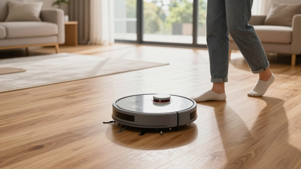 robot vacuum for mixed flooring