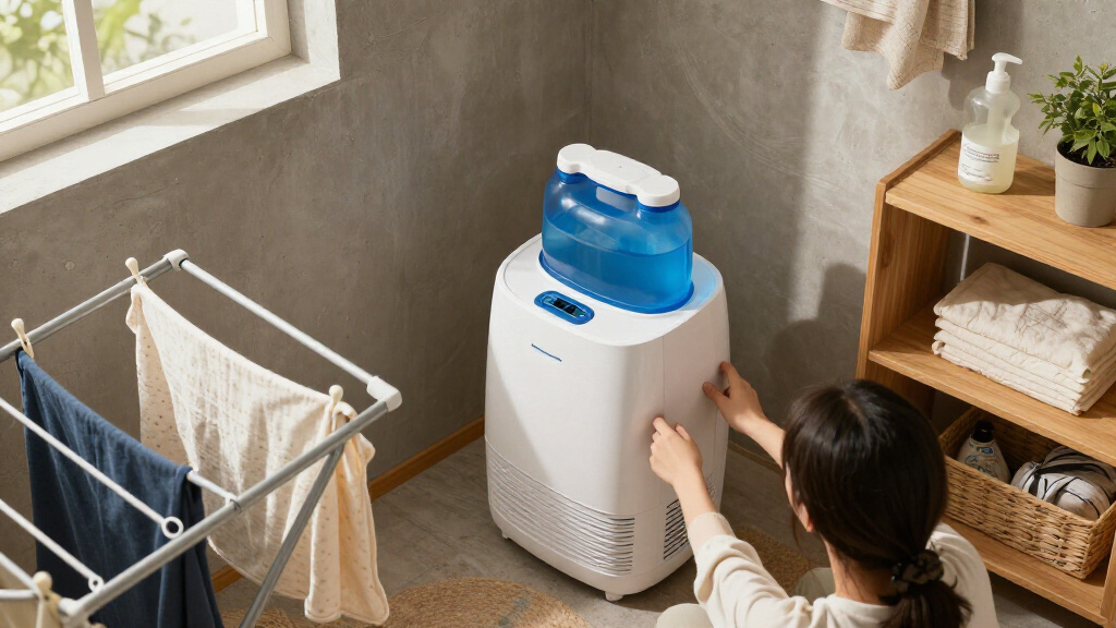 dehumidifier for laundry room drying