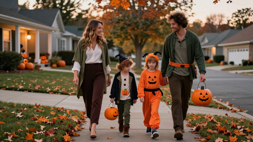 Halloween costume sets for families