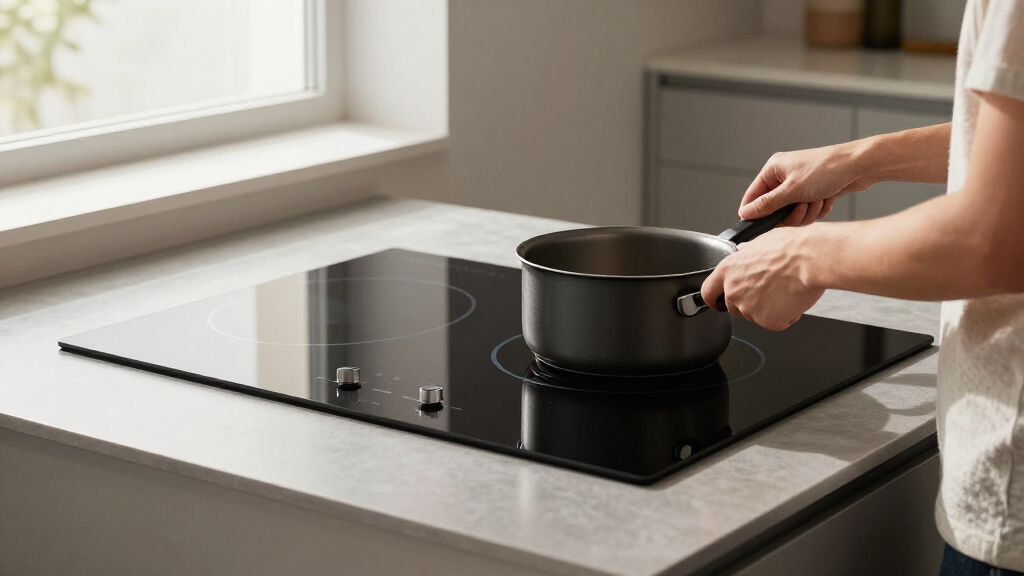 premium induction cooktops with integrated ventilation