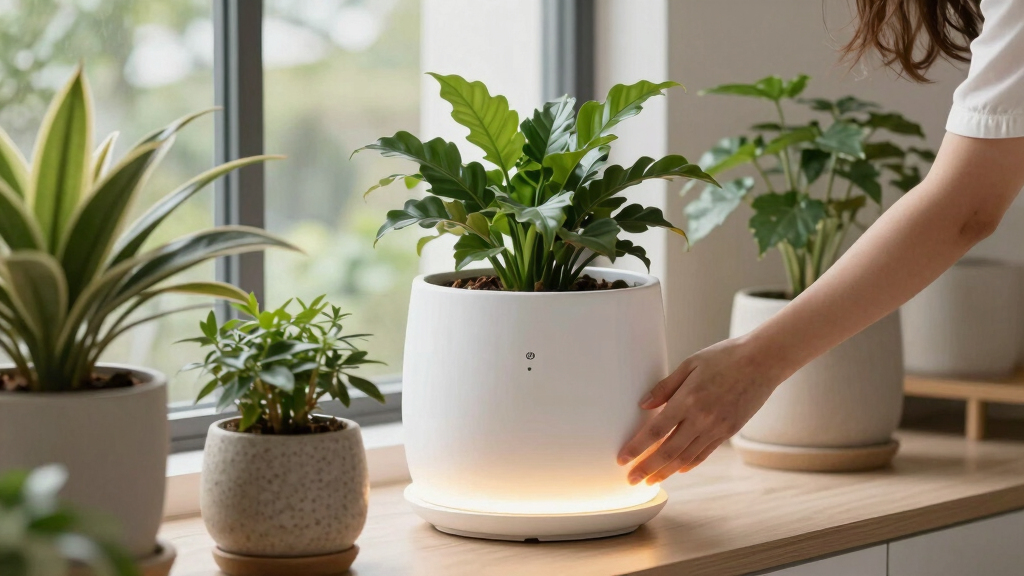 best high end smart planter system