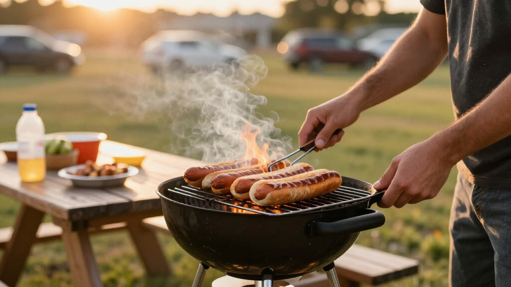 portable outdoor tailgating grills
