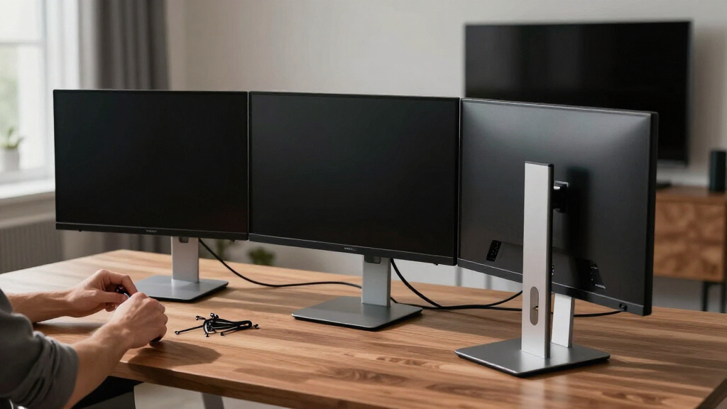multi-monitor computer stands
