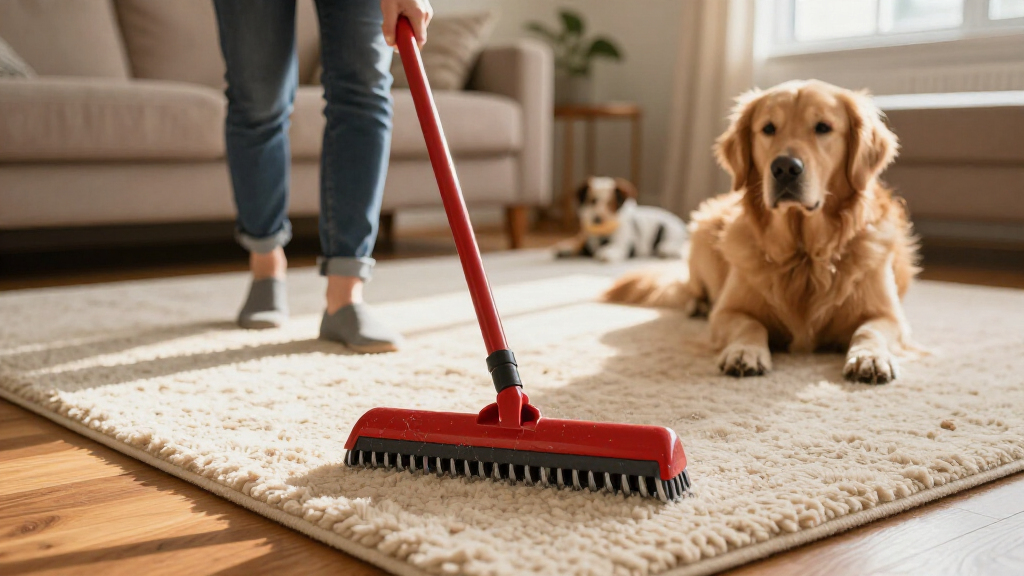 pet hair carpet rakes