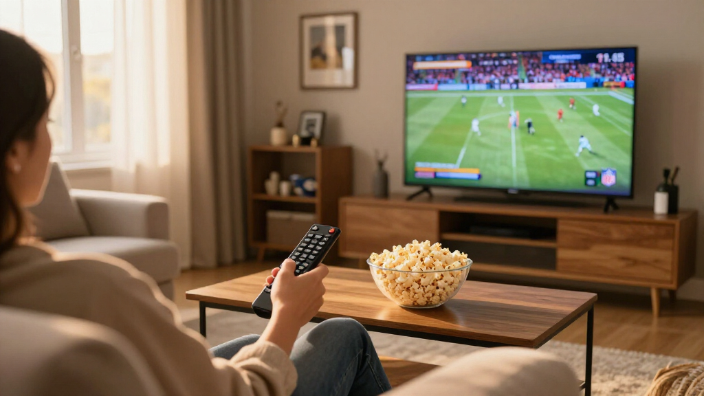 smart TV for NFL game day