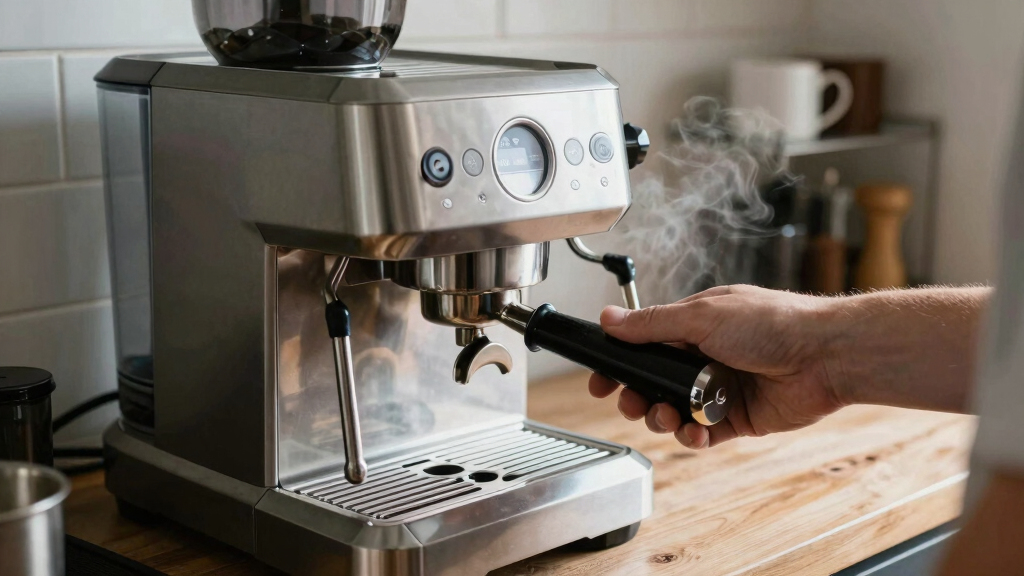 best manual espresso machine with steel brew chamber