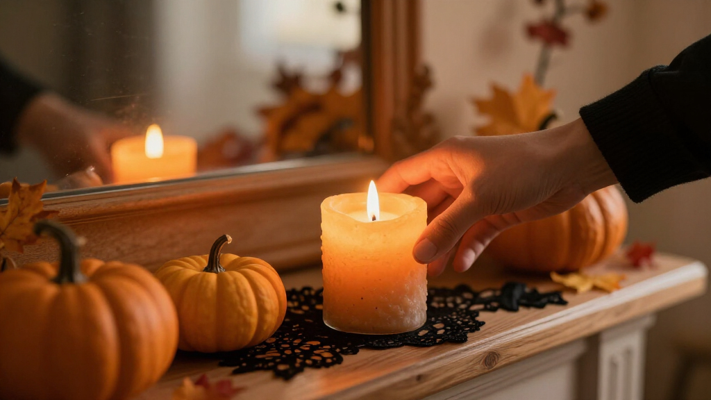 Halloween flameless candles