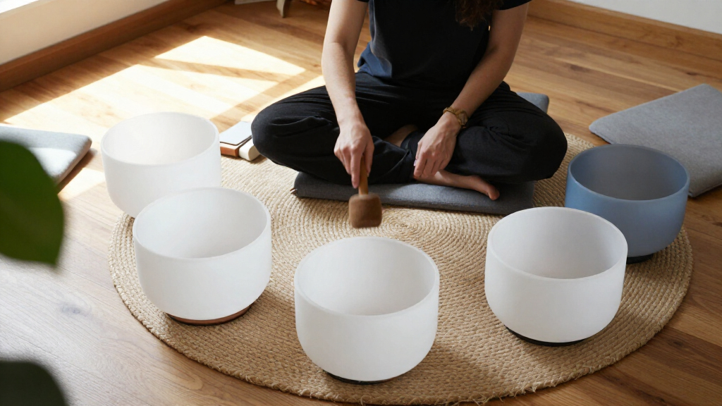 best crystal singing bowl chakra set