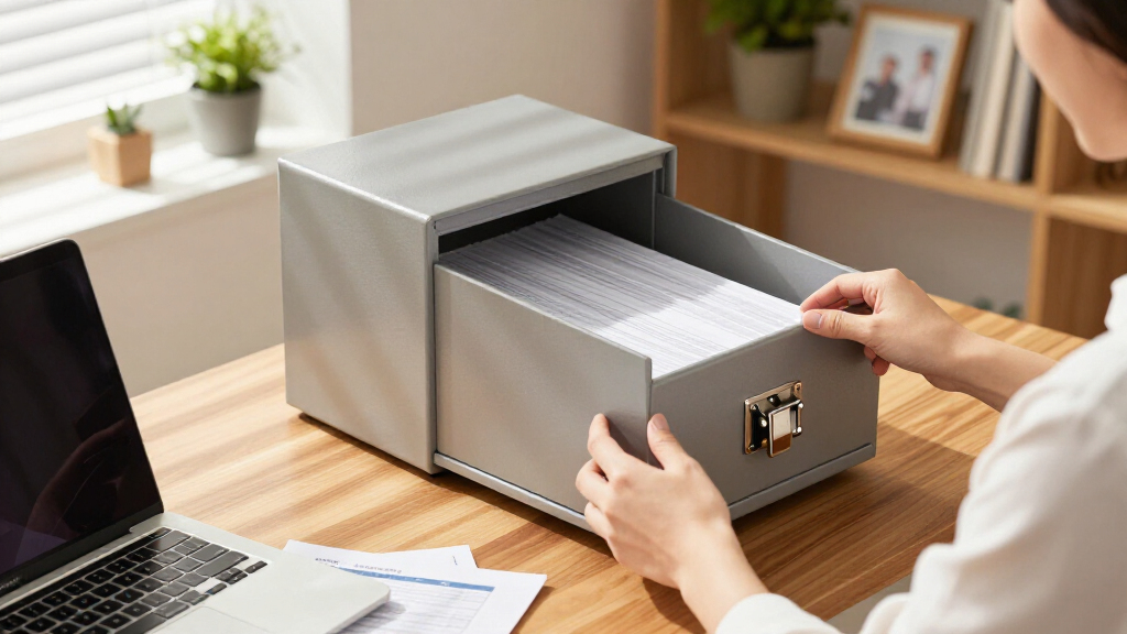 document safe with hanging file folders