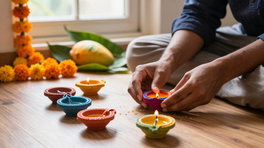 festival of lights diyas