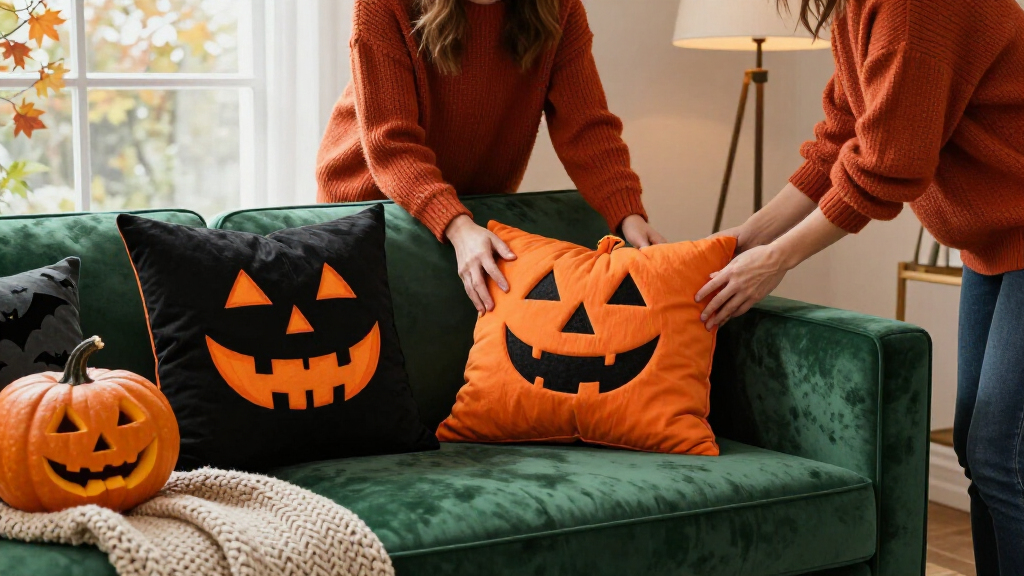 best Halloween throw pillows