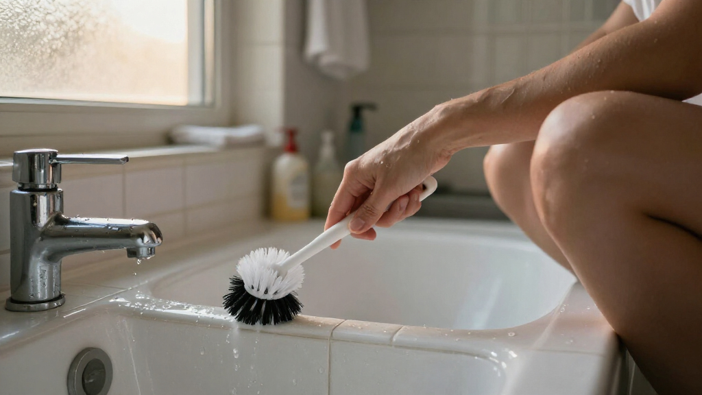 bathroom cleaning brushes