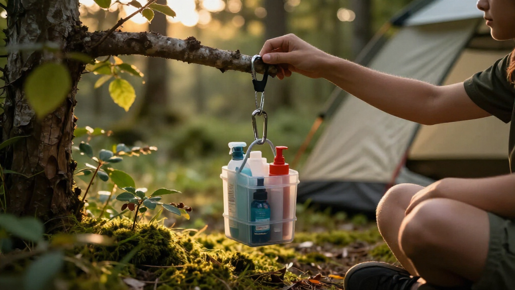 best shower caddies for tent camping