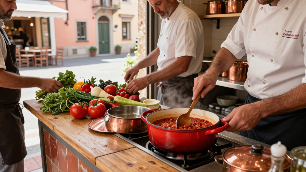 Plan the meal around the ragù, not a strict season