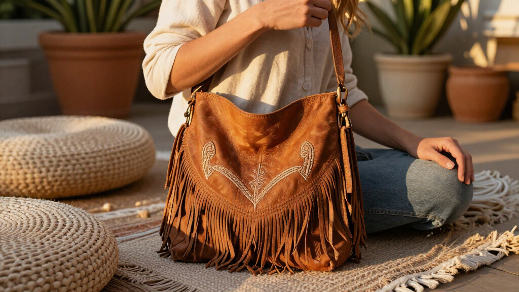 boho fringe bags