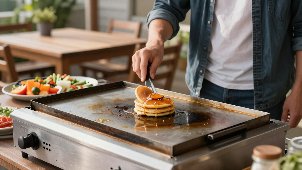 best flat top griddle station outdoor