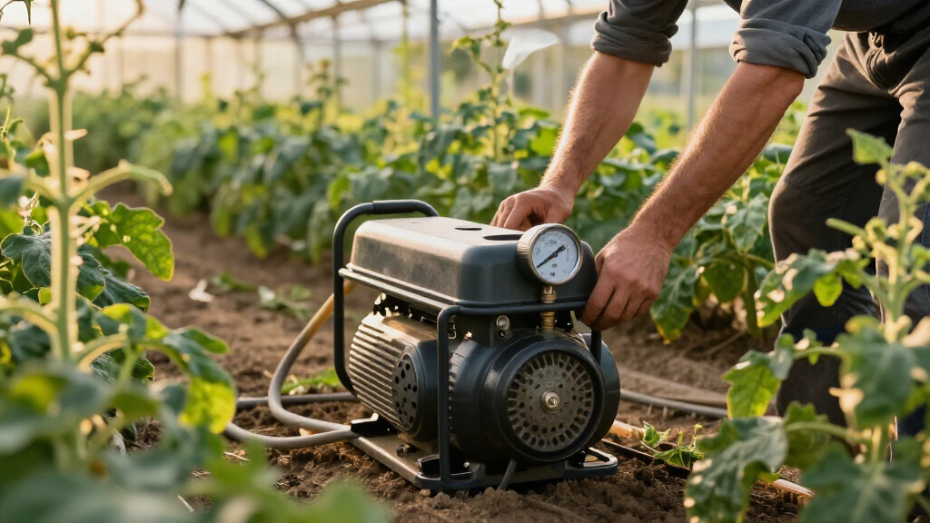 best booster pumps for long greenhouse rows