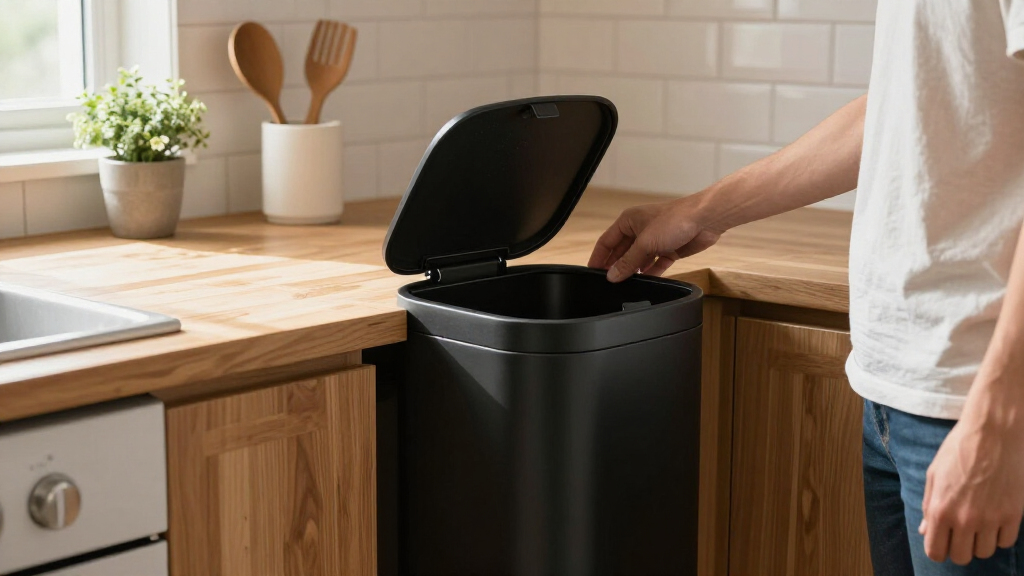 best stylish trash cans for small spaces