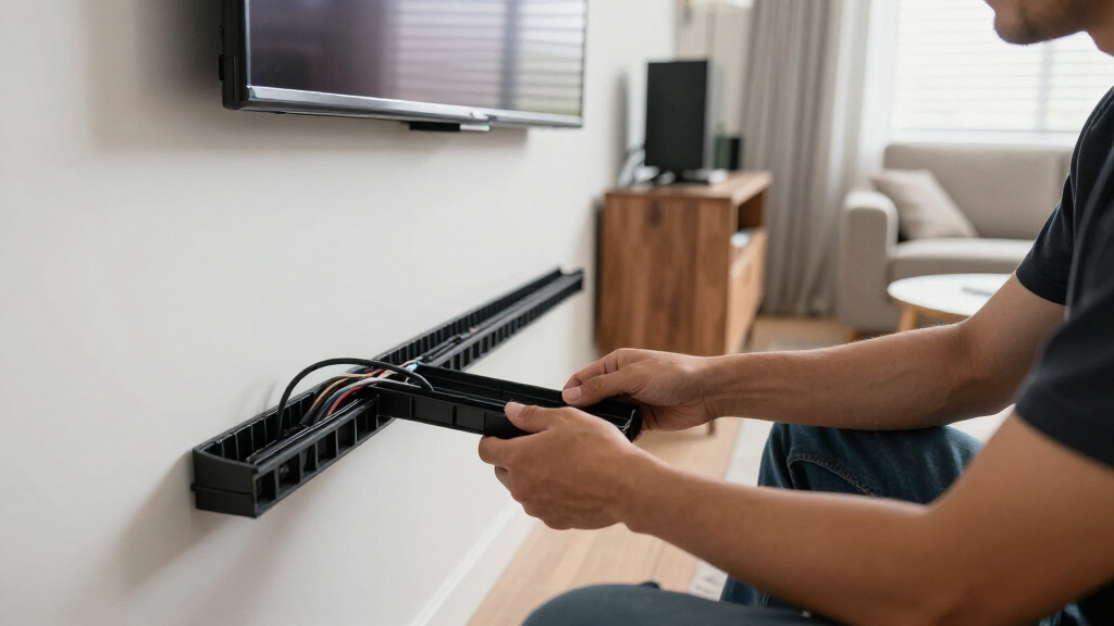 speaker wire management raceways