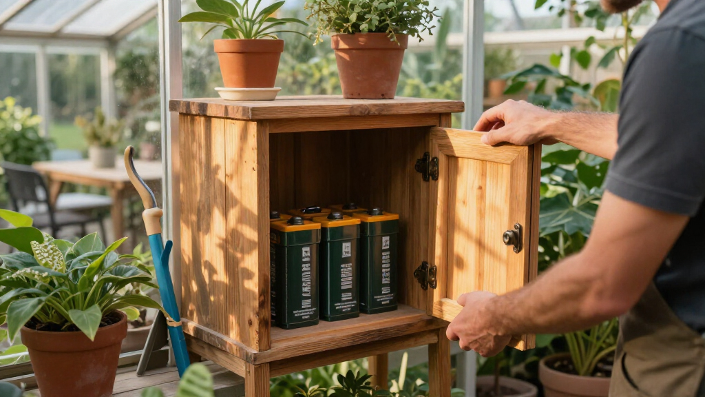 best fire resistant battery storage cabinet for homes