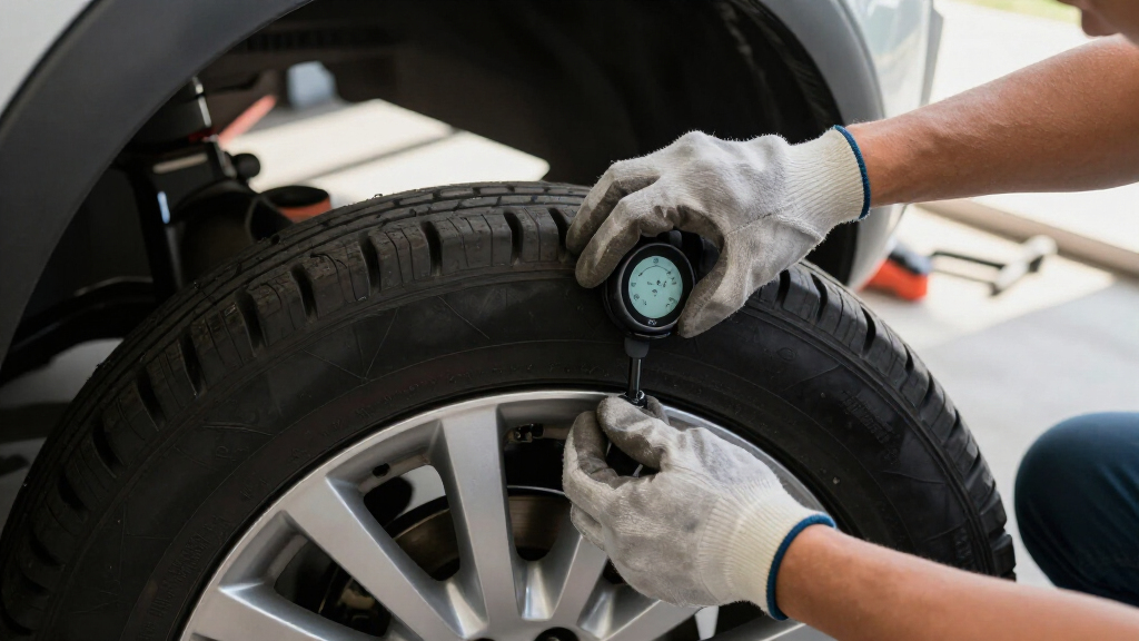 smart tire caps with pressure display