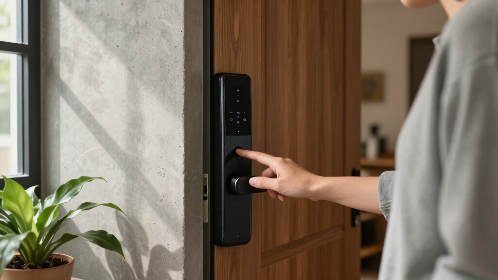 smart door lock with video intercom