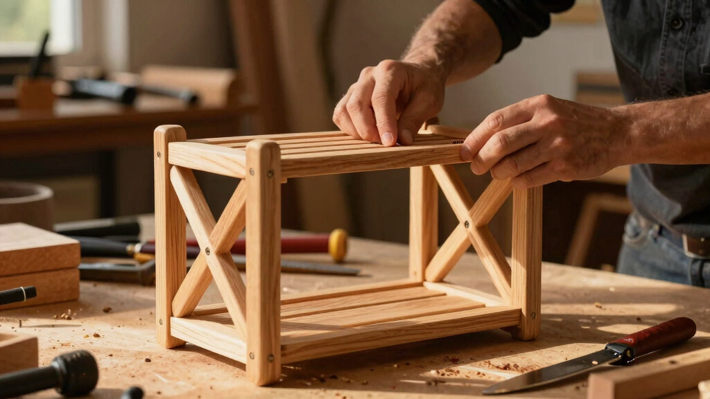wooden wine racks