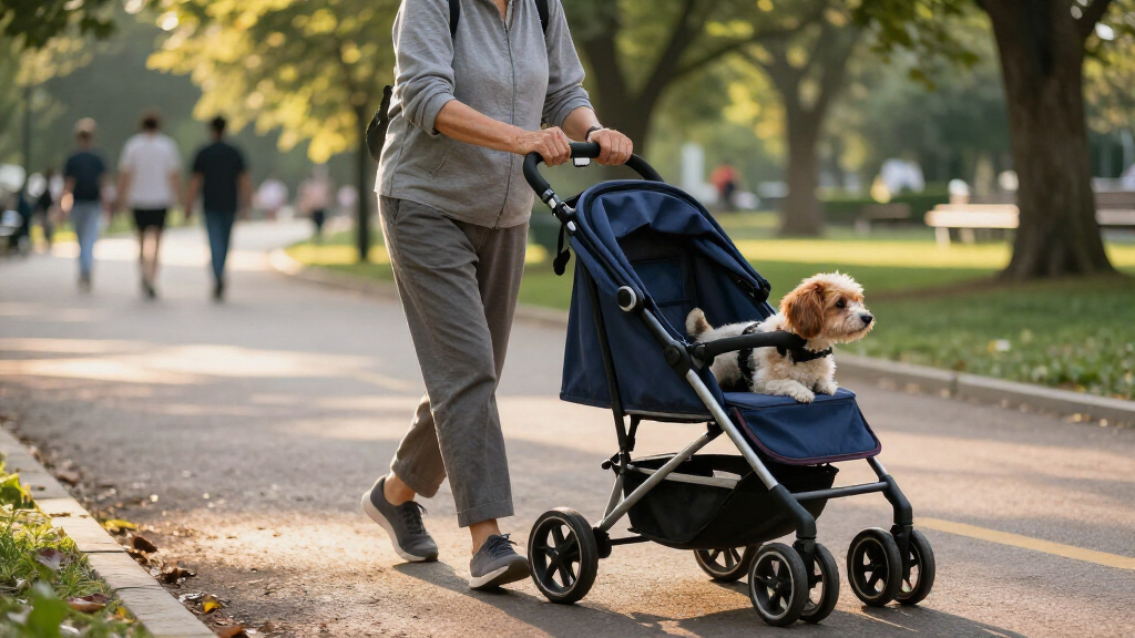 dog travel strollers for seniors