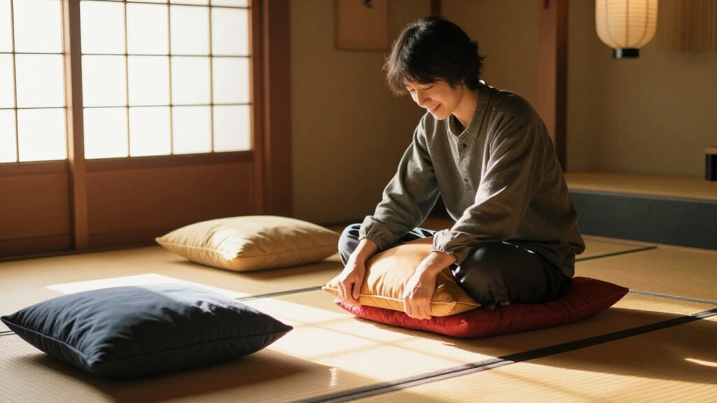 best Japanese zabuton floor cushions set