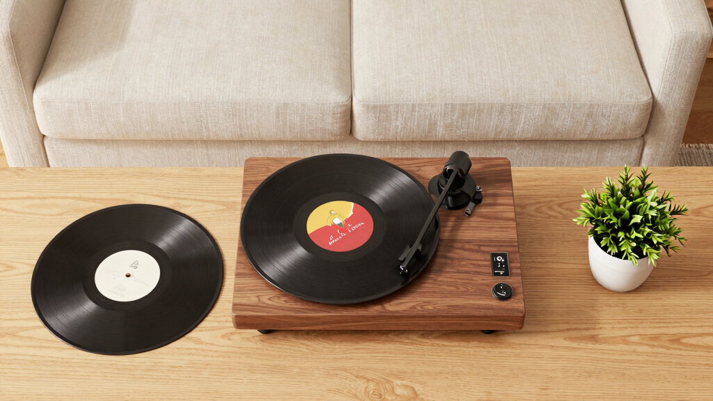 best record player stand with storage
