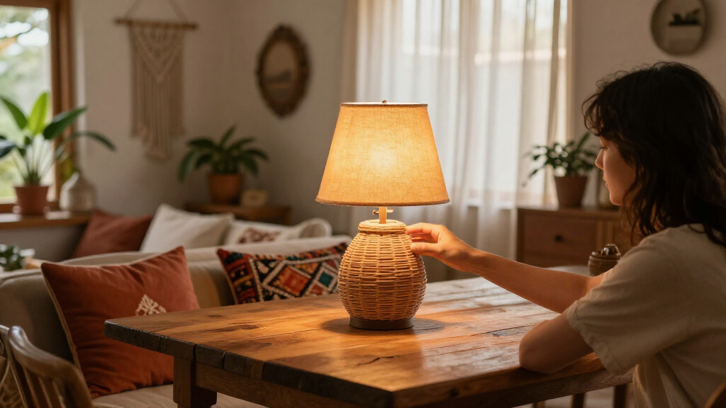 boho table lamps