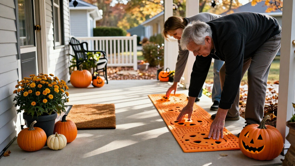 non slip Halloween decorations