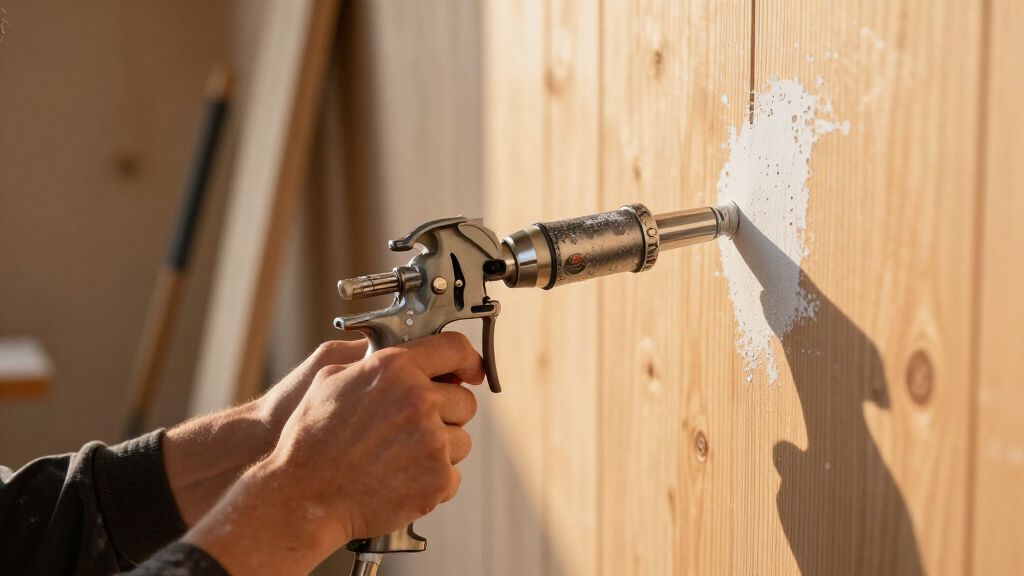 hopper gun for texture spraying