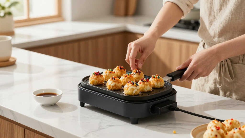 electric takoyaki pan dessert balls roundup
