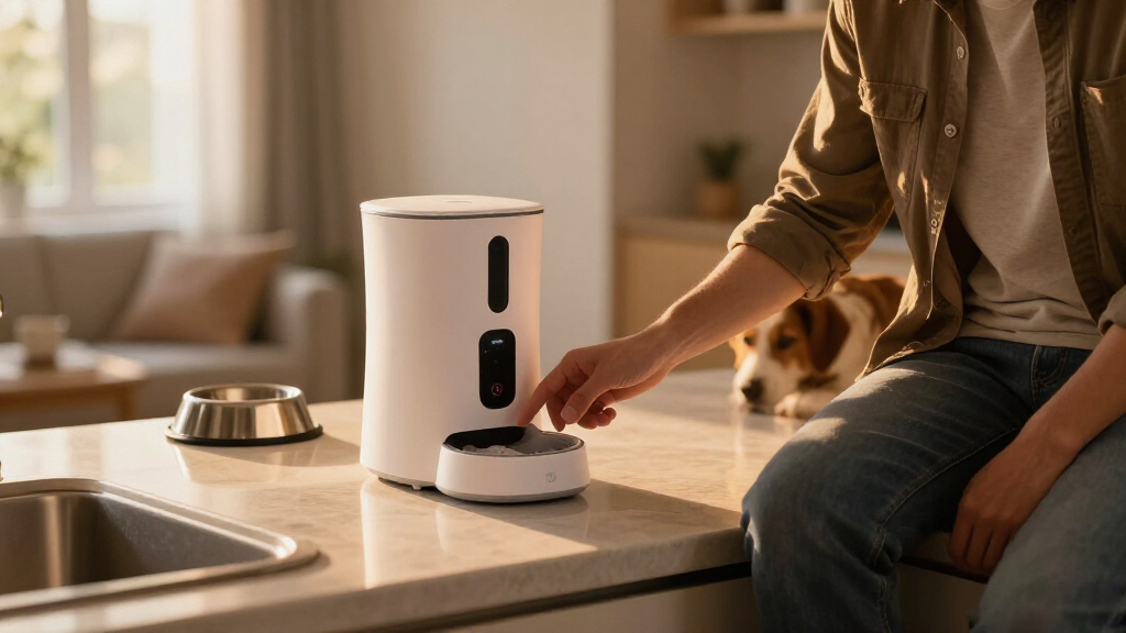 smart pet feeders with camera