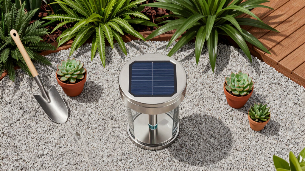 solar-powered garden fountains