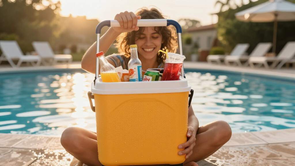 rolling coolers for water parks