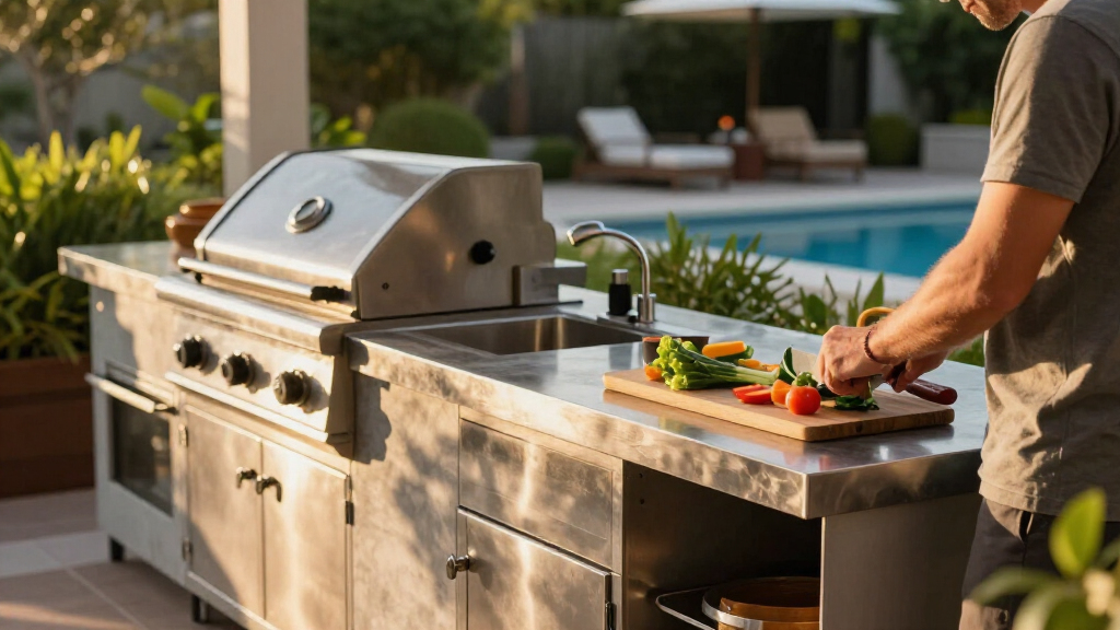 outdoor kitchen modular components