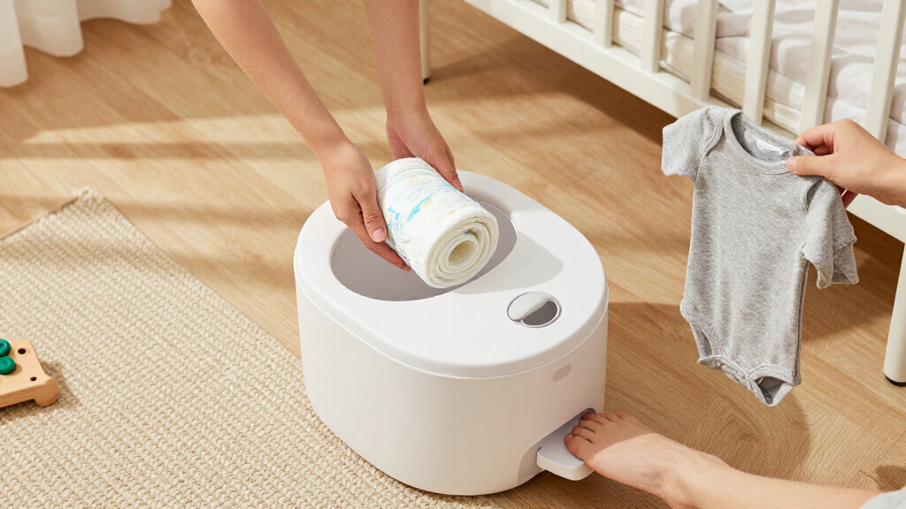 best hands free diaper pails for busy parents