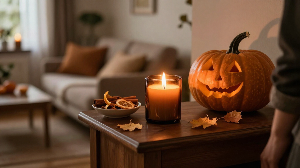 Halloween aromatherapy candles