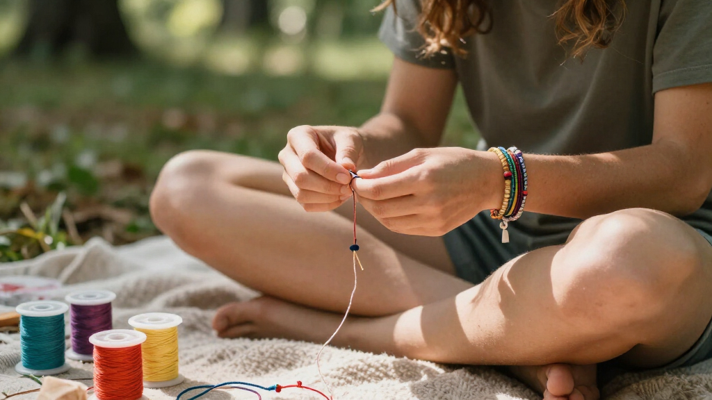 wish bracelet string rolls