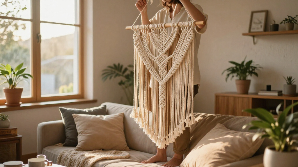 macrame wall hangings