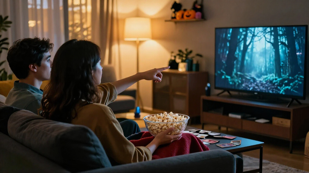 couples horror movie night games