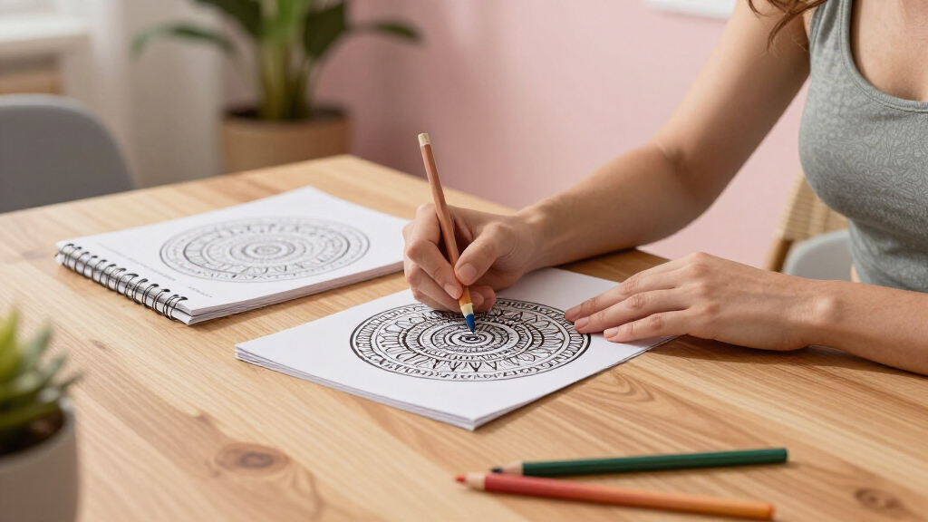 stress relief adult coloring books
