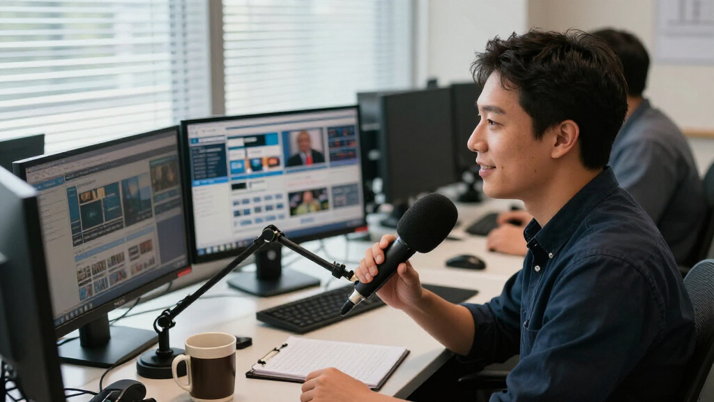 newsroom microphones