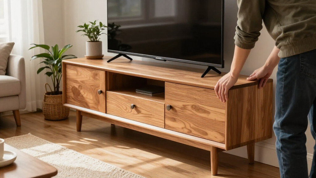 tv stands small spaces