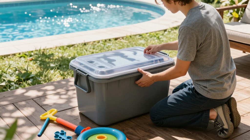 waterproof outdoor storage bins