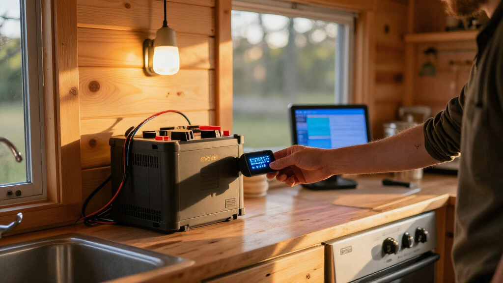 tiny house backup battery systems