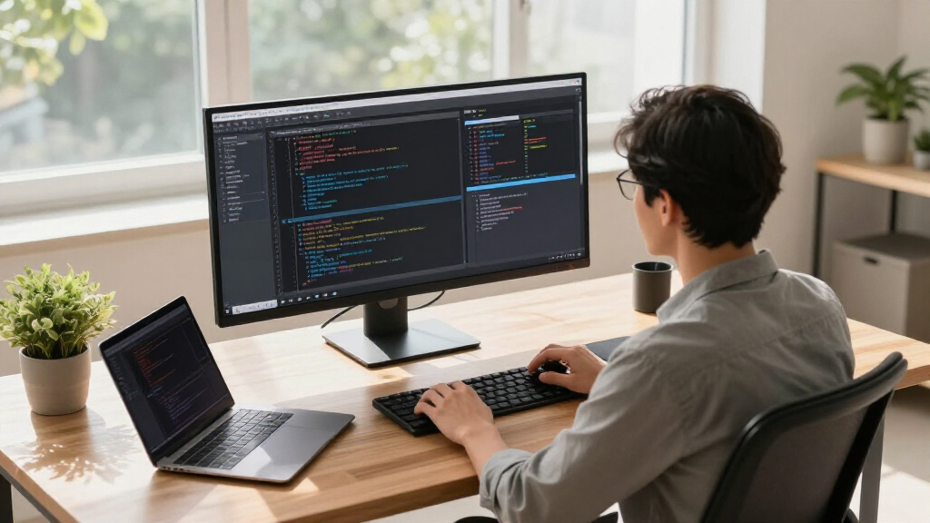 ultrawide monitor for hybrid work setup
